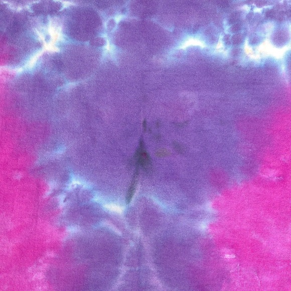 Peace Tie Die T-Shirt Adult Medium Colorful Fruit Of The Loom Lofteez Peace Love - Picture 11 of 15